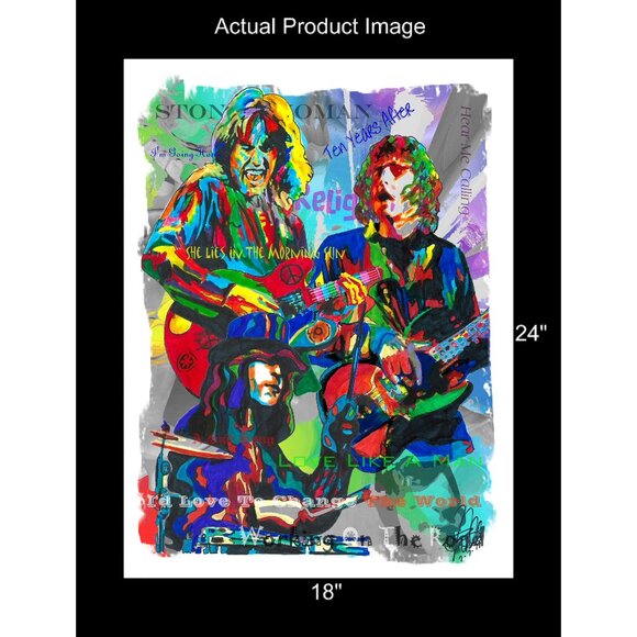 Ten Years After Blues Rock Music Poster Print Wall Art 18x24 - Picture 2 of 5